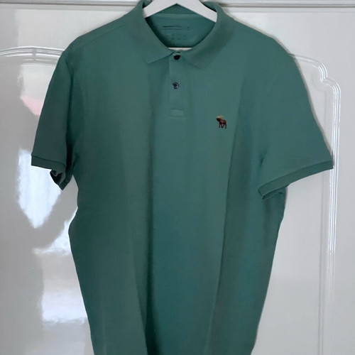 Abercrombie & Fitch men's polo XL used, green