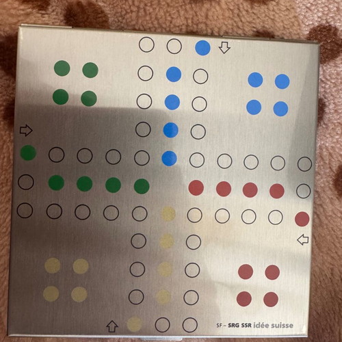 Mini Travel Board Game Chess, Checkers and Backgammon in Metal Case like new