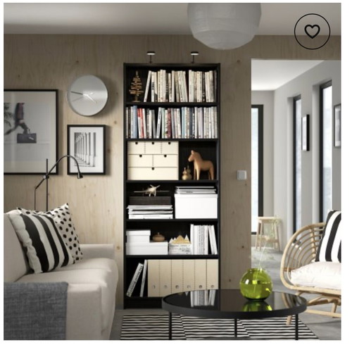 IKEA black bookcase like new