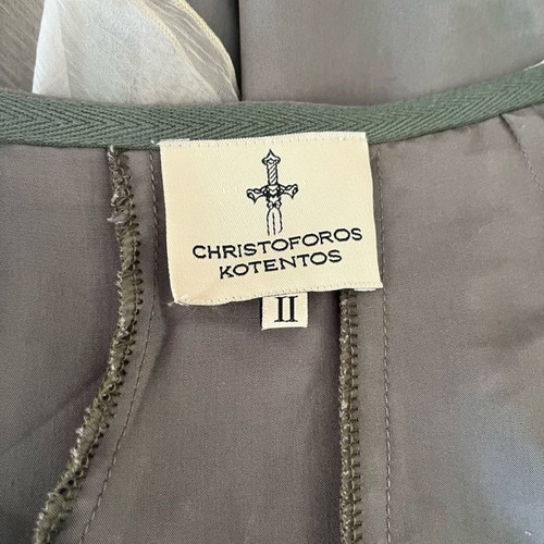 Christoforos Kotentos multilayered Y2K skirt like new, green