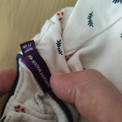 Sergent Major Baby Dress Romper Like New 9 Months 71cm