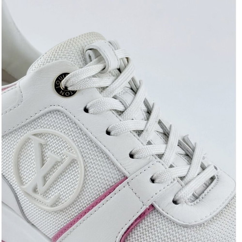 Louis Vuitton Runaway Sneakers used, pink monogram, size IT 38