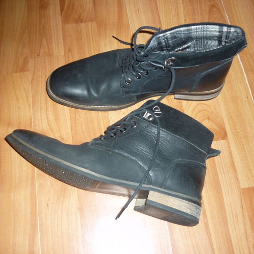 Men's boots used size 42-43, black