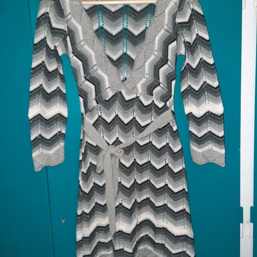 Knitted autumn dress like new, size S
