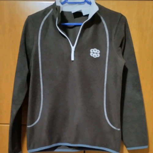 Fleece shirt used S-M brown