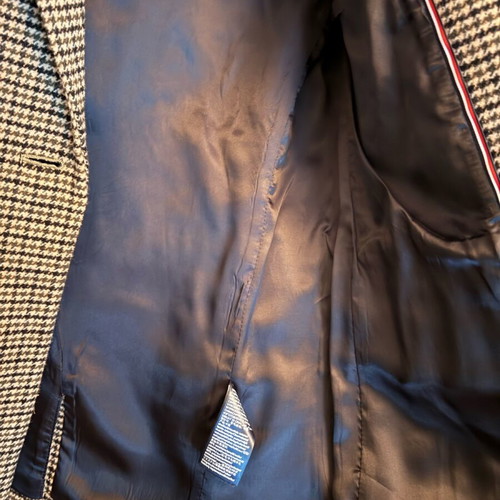 Tommy Hilfiger blazer like new, wool, size 34, brown and green
