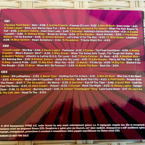 Golden Memories 8 CD nostalgic albums 50s, 60s and 80s dance