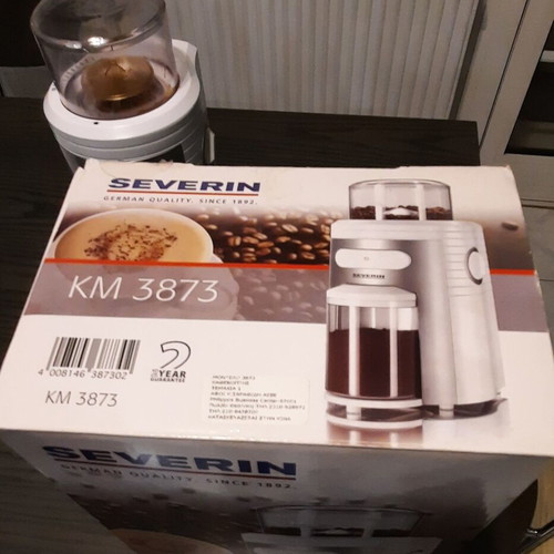 Severin KM 3873 electric coffee grinder used, inox, 150 W