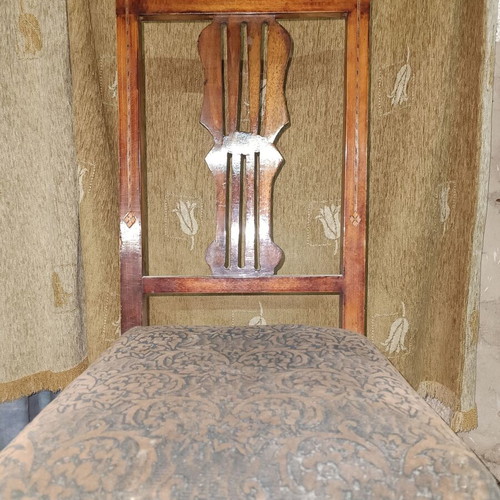 Dining chairs used, pack of 6, solid wood