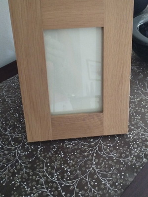 Minimal Bizzotto photo frame like new, 23×18×2 cm, light wood