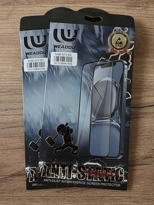 Full Tempered Glass Samsung A73 5G Like New, Compatible with A71 4G/5G and M51, 2 Pieces