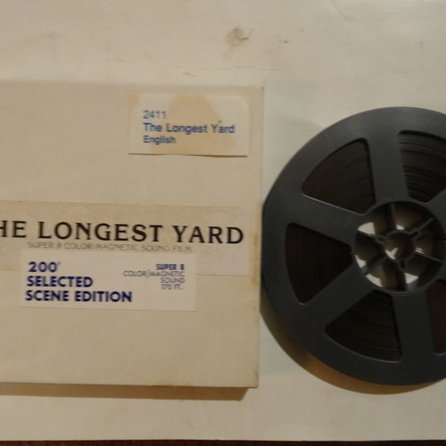 Super 8mm color sound film The Longest Yard Burt Reynolds like new