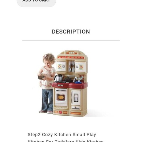 Step 2 Kids Kitchen like new educational cooking toy