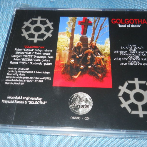 Golgotha Land Of Death CD album reissue like new, metal