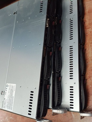 Supermicro servers used, 2x 5017c-mtrf and 1x 5017c-urf with 16GB RAM