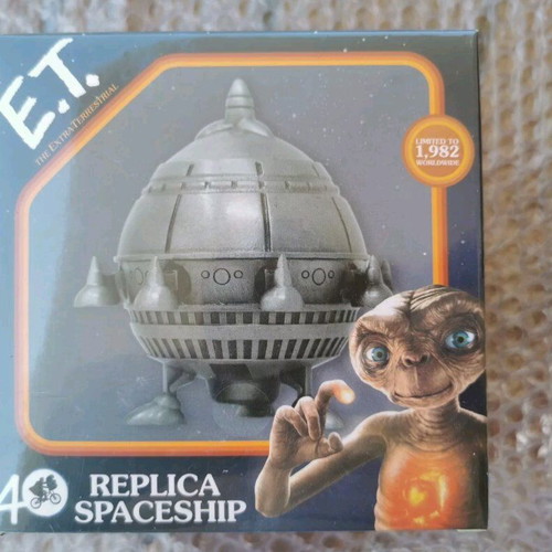 ET Collectible Metal Spaceship new in box