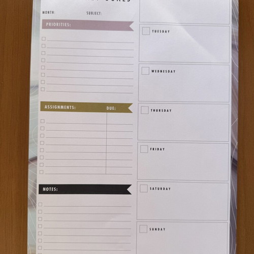 Coolbee Weekly Planner A4 new, 29 sheets