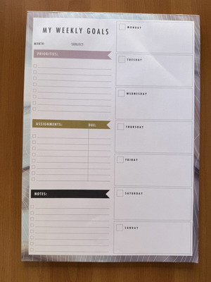 Coolbee Weekly Planner A4 new, 29 sheets