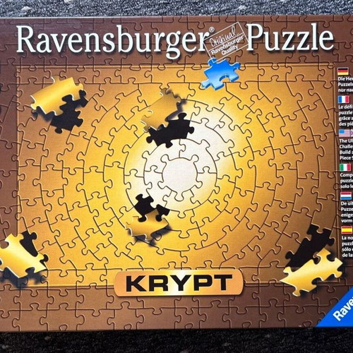 Ravensburger Krypt Gold Puzzle 631 pieces like new