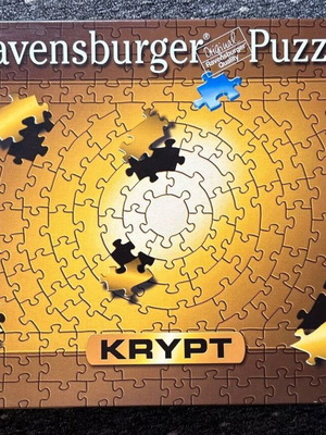 Ravensburger Krypt Gold Puzzle 631 pieces like new