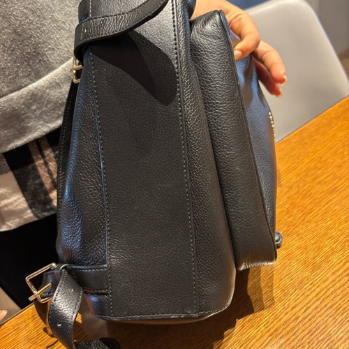 Coccinelle leather backpack like new, black