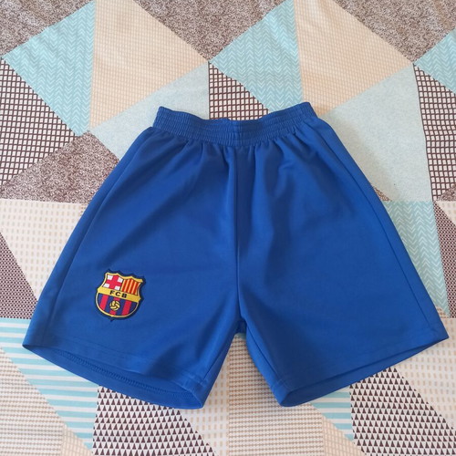 Barcelona kids sports shorts like new, blue, FCB logo