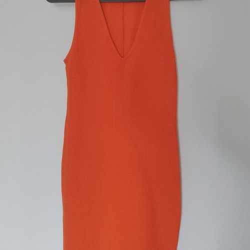 Zara fitted dress Large like new, red