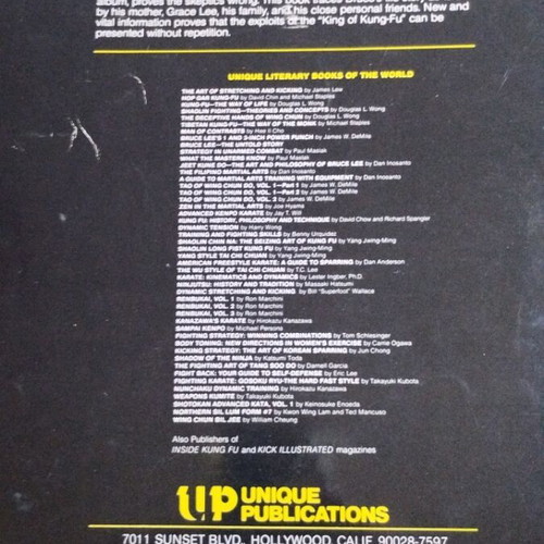 Bruce Lee The Untold Story magazine used, Unique Publications 1980