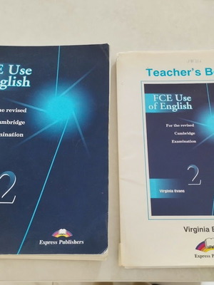 FCE Use of English 2 books used, Student's and Teacher's by Virginia Evans