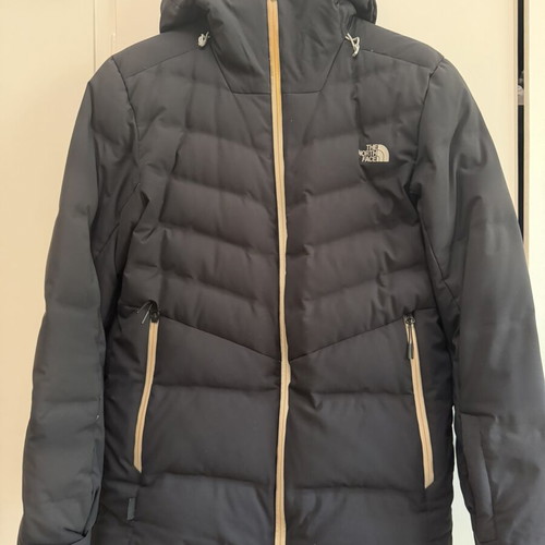 The North Face jacket used, small, grey, zippered underarm vents