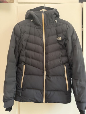 The North Face jacket used, small, grey, zippered underarm vents