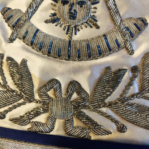 Past Master Masonic Apron 1965 Plato Lodge NY