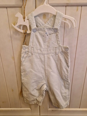 Orchestra baby boy 6 months salopette like new, blue thin corduroy