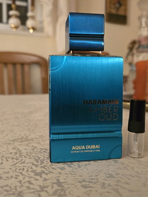 Al Haramain Amber Oud Aqua Dubai Tester 2ml new