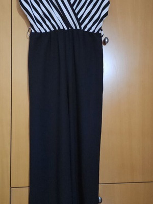 Shein jumpsuit M black and white