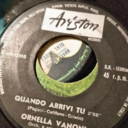 Various vinyl records used