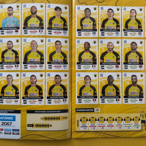 Panini Super League 2024-25 Sticker Collection like new
