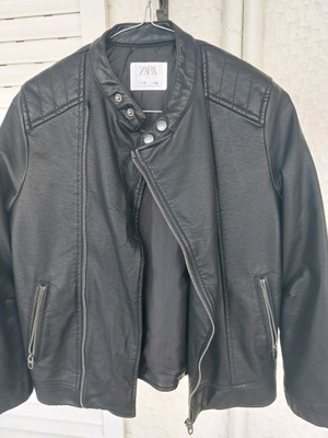 Jacket μαύρο Zara δερματίνη αφορετό 140cm 9-10 ετών αγοριών