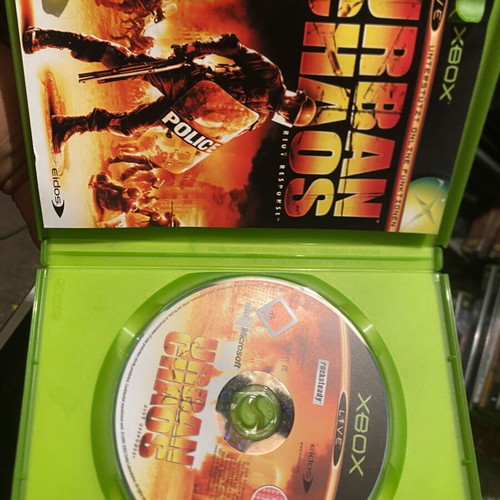 Urban Chaos Xbox game classic OG CIB