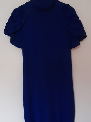 WAGGON PARIS knitted dress in blue, size M