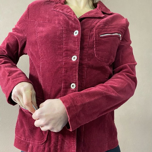 Corduroy jacket used, size S / 36 / 8