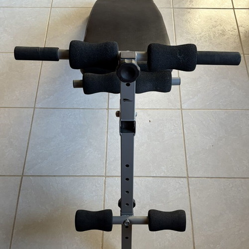 Adjustable folding abdominal bench like new