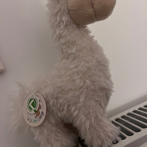 Nici La-La-Lama plush toy new, white, 23cm