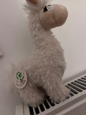 Nici La-La-Lama plush toy new, white, 23cm