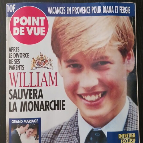 Royal Magazine Point de Vue July 1996, William Sauvera monarchy