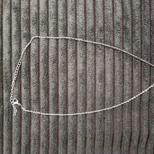 Necklace with daisy new, silver