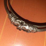 Vintage silver bracelet with elephant design like new