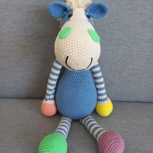 Handmade Amigurumi Horse 44 cm new