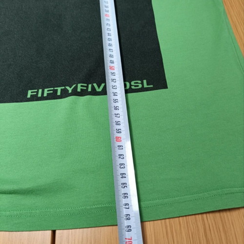 Diesel 55DSL Big Logo Vintage T-shirt size M like new green