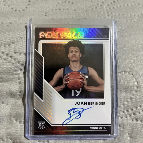 Joan Beringer Rookie On Card Auto Panini Donruss RC like new